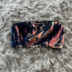 Multi color crop top